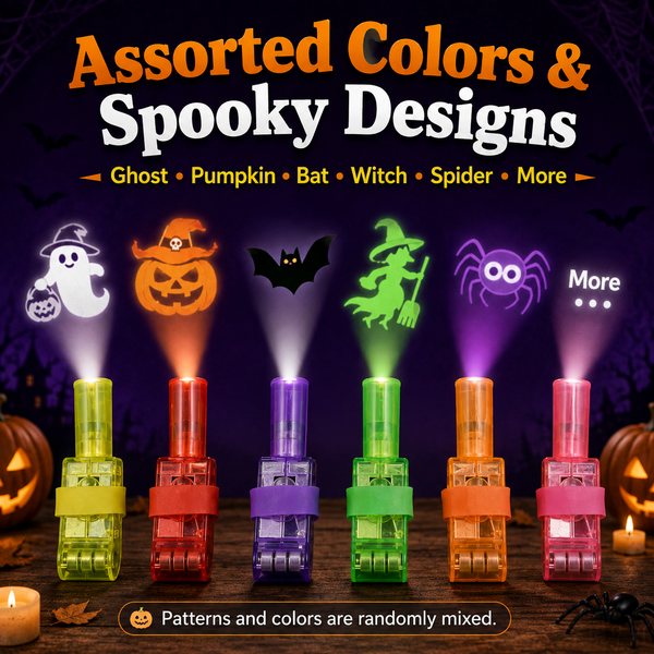 SpookyBeam™ Halloween Finger Projector | Mini Projections for Spooky Party Fun