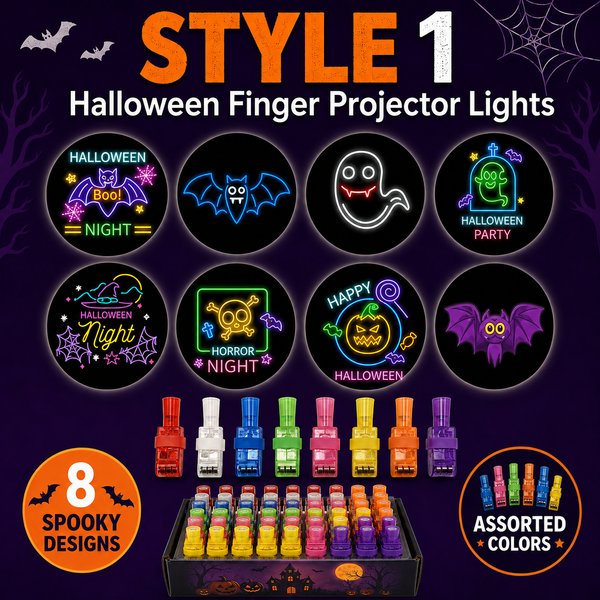 SpookyBeam™ Halloween Finger Projector | Mini Projections for Spooky Party Fun