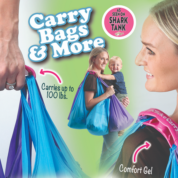 CarryEase™ Bag Carrier Makes Heavy Loads Feel Lighter