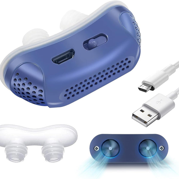 Compact CPAP Device for Sleep Apnea Relief – No Mask, Quiet Operation, Lightweight, USB Rechargeable