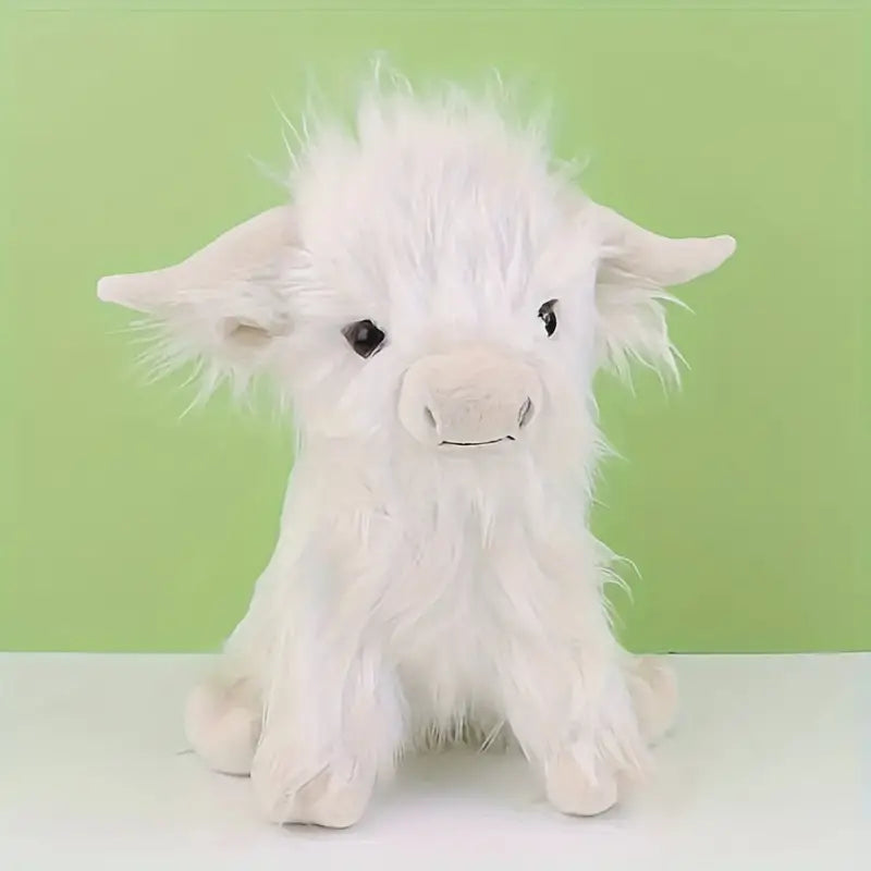 Cuddly Highland Cow Plush Toy – Soft Stuffed Animal Comforter for All Ages, 25 cm