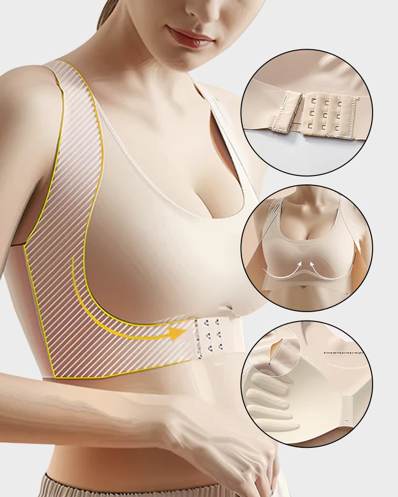 PosturaVela™ Cross Back Bra for Supportive Comfort