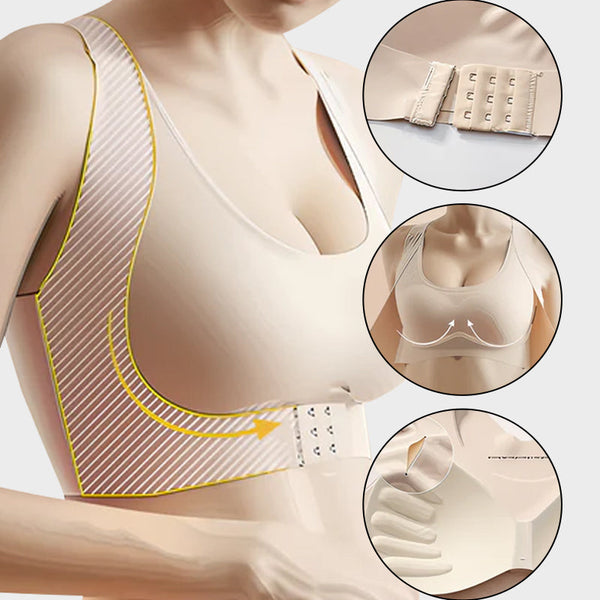 PosturaVela™ Cross Back Bra for Supportive Comfort