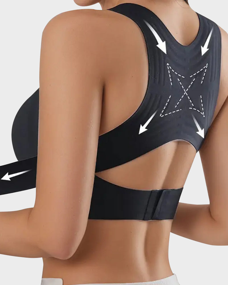 PosturaVela™ Cross Back Bra for Supportive Comfort