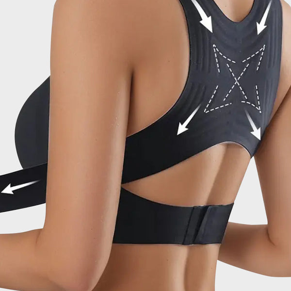 PosturaVela™ Cross Back Bra for Supportive Comfort