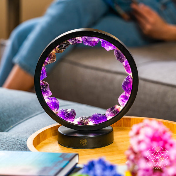 Amethyst Halo Lamp for Spiritual Protection