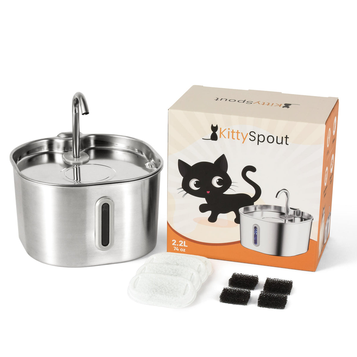 AquaPurr™ Cat Water Fountain for Fresh Water and Comfort