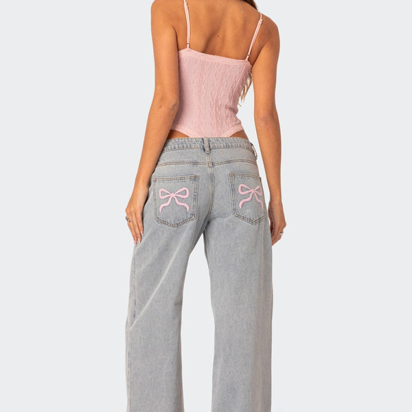 Sophia™ Bow Tie Jeans