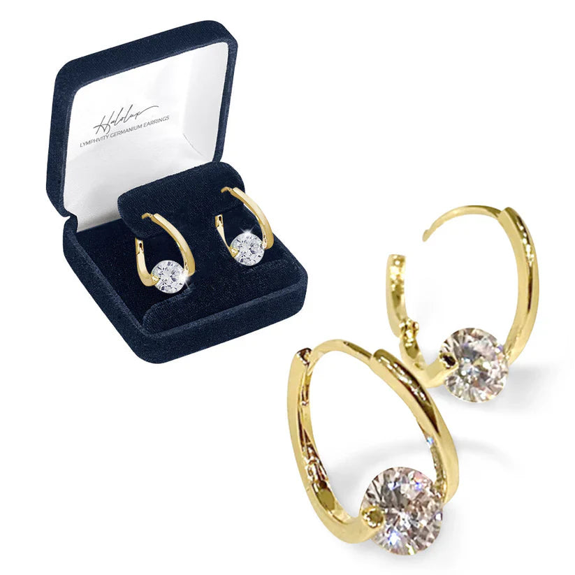 Histone Lymphatic MagneTherapy Germanium Earrings