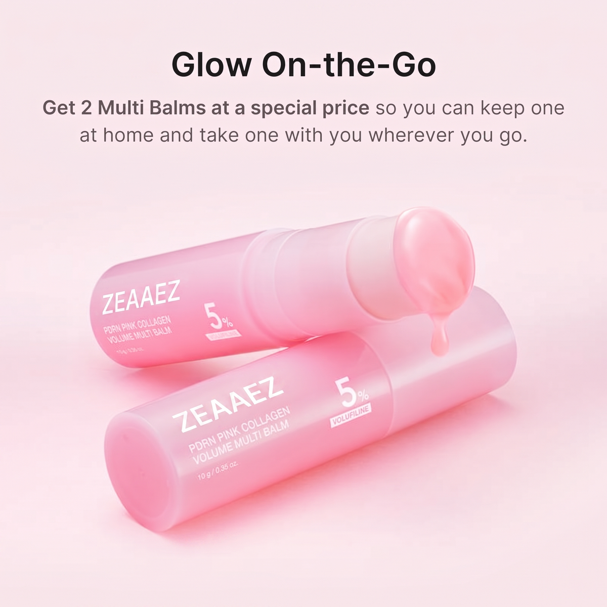 ZEAAEZ Korean PDRN Pink Collagen Volume Multi Balm