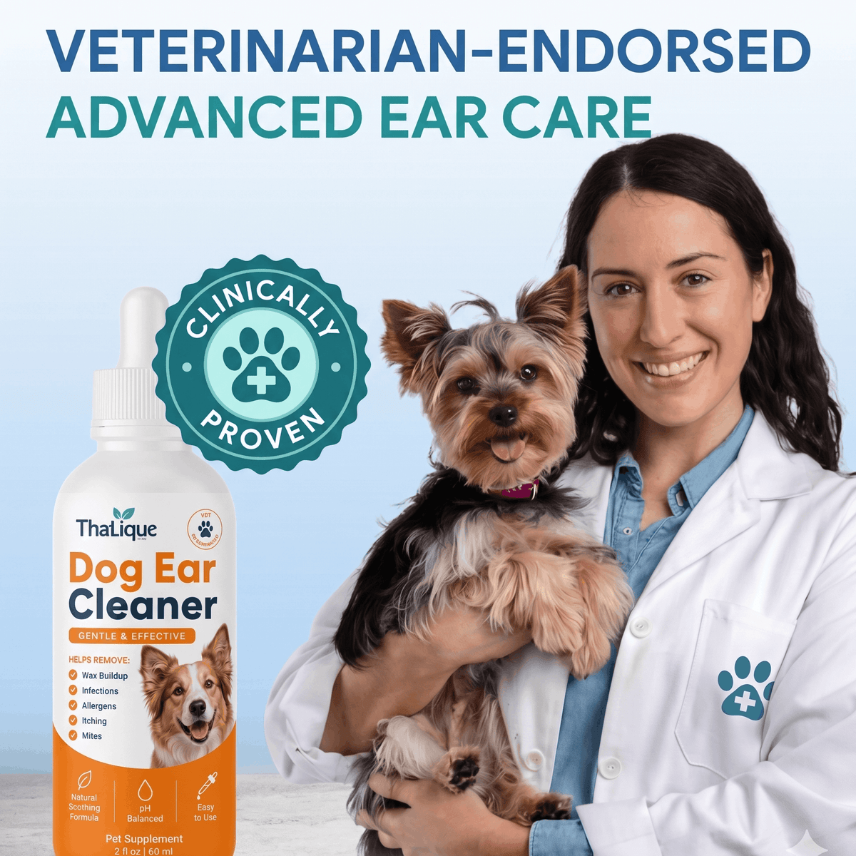 Thalique EarClear Naturally Cleans Ears for Lasting Comfort