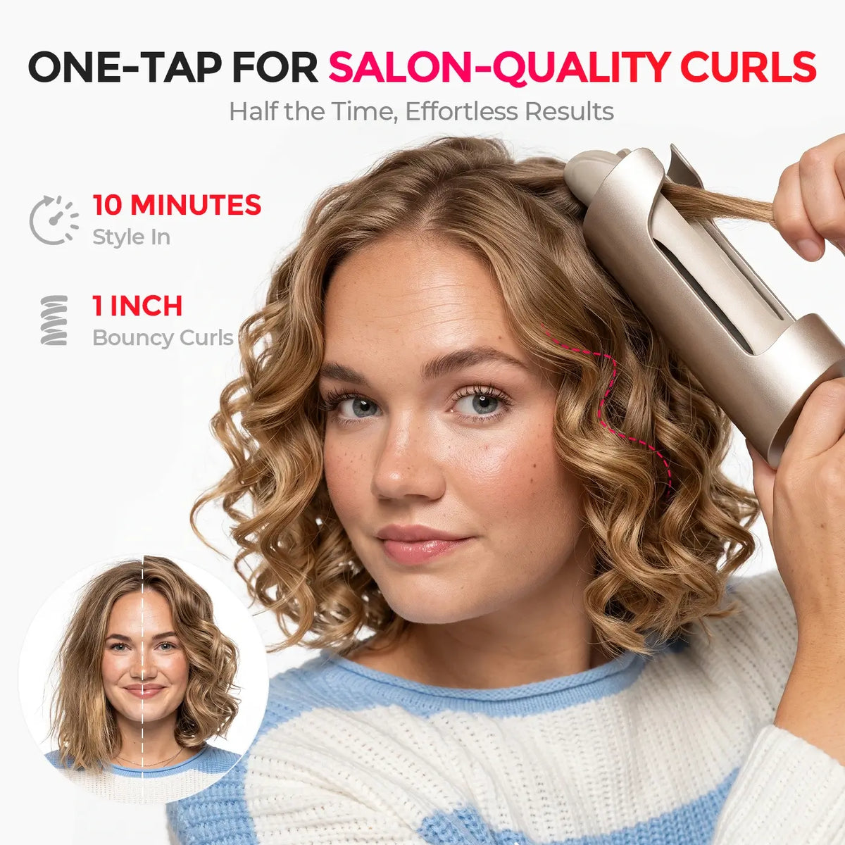 CurlSense™ Auto Curler with Intelligent Tangle-Free Release