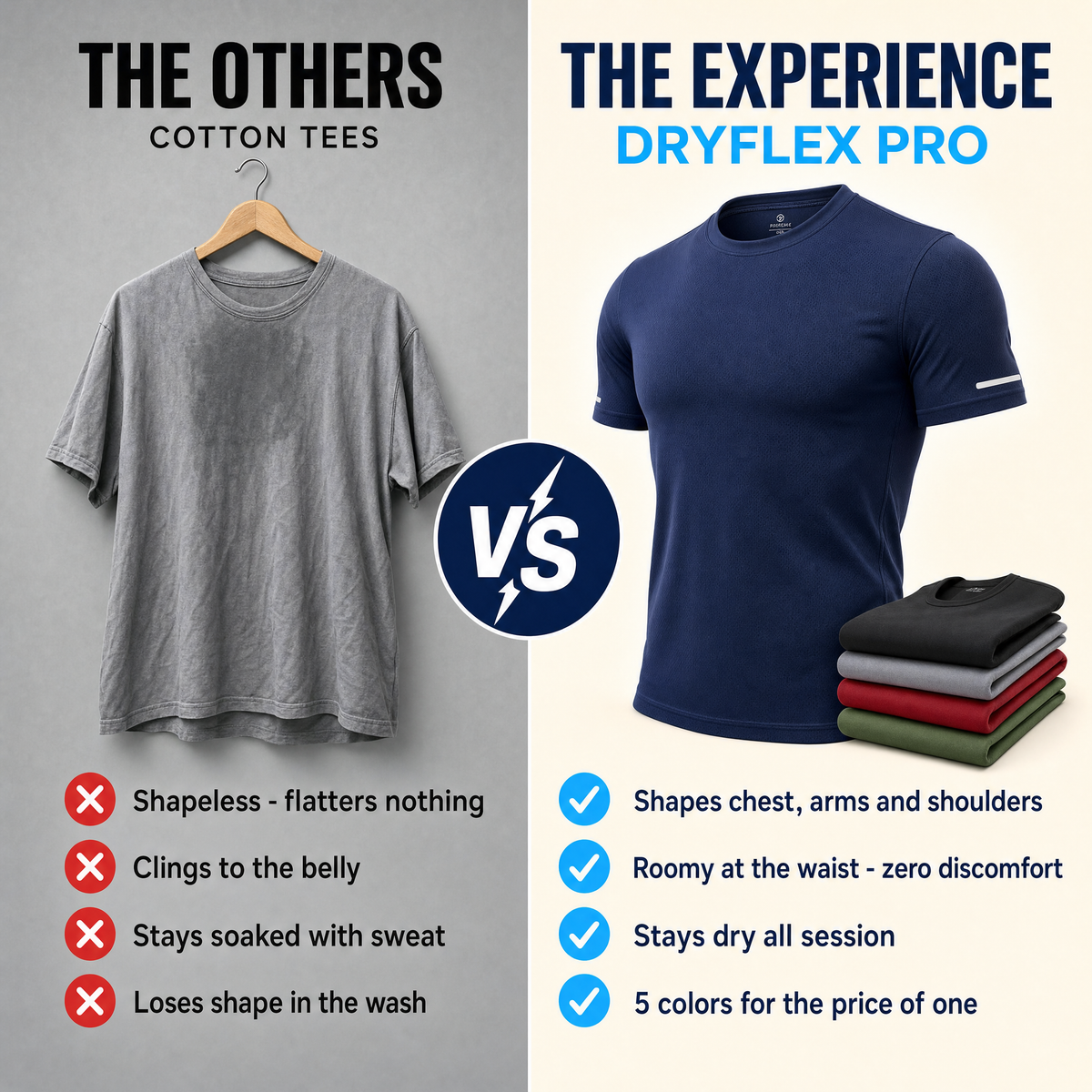 FlexShape™ Muscle-Effect Shirt for a Sculpted Physique