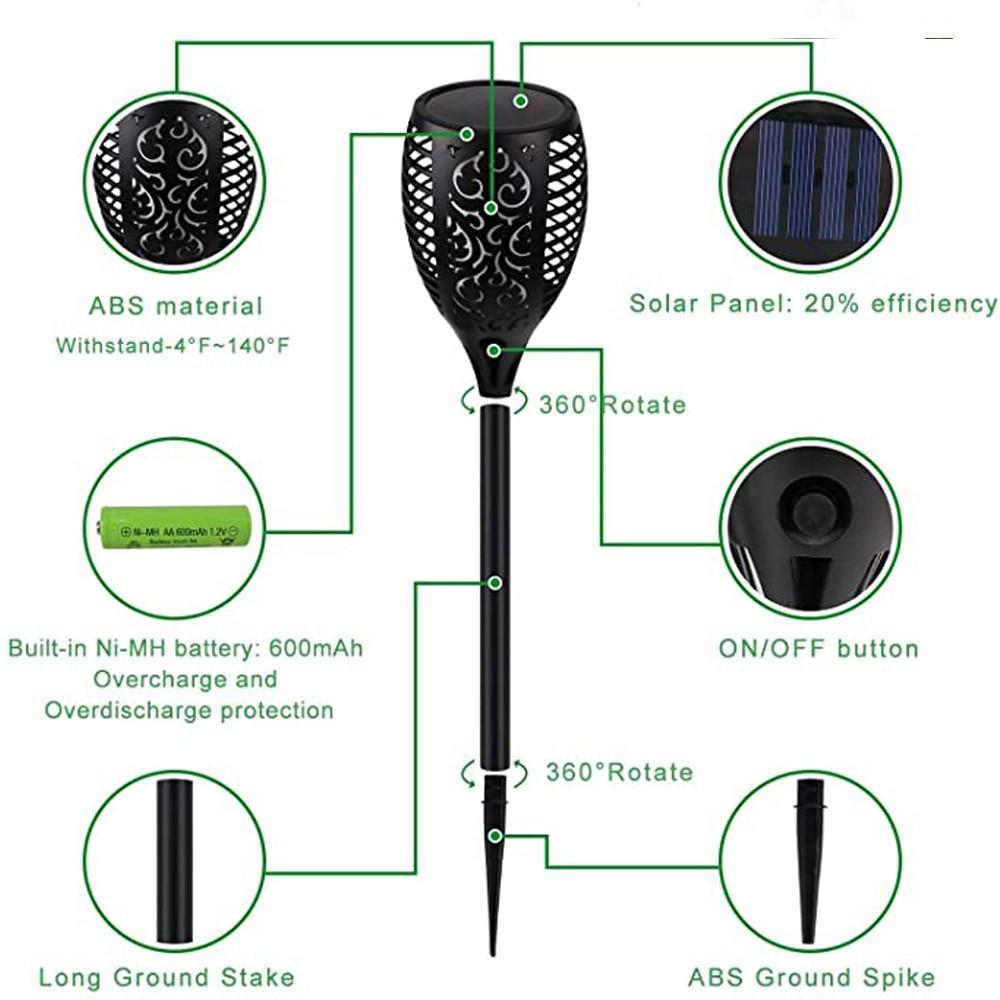 【50% OFF】Solar-Powered Torch Lights