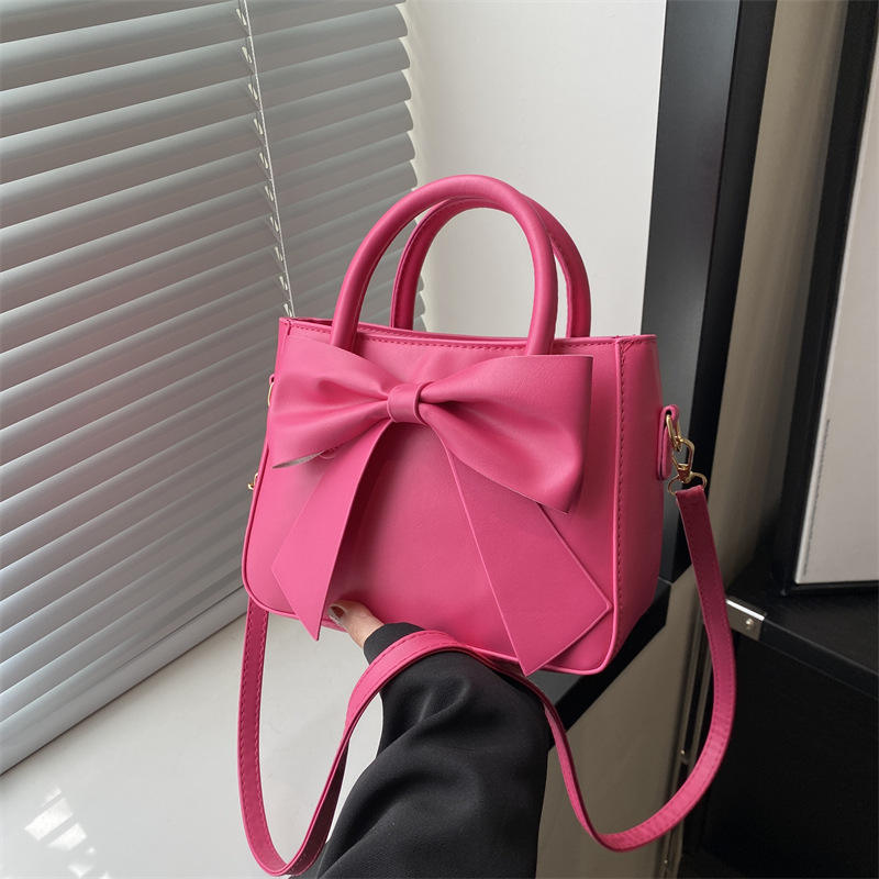 Mini Square Handbag – Stylish Solid Color Purse for Women
