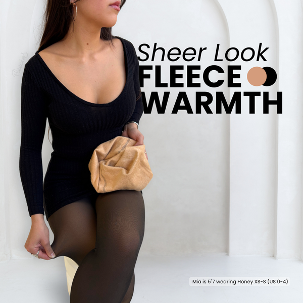 Softelle™ – Fluffy fleece tights for warm, relaxed legs