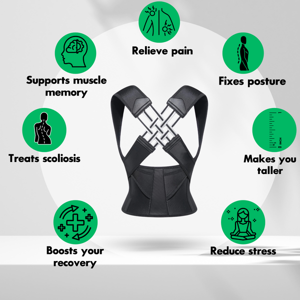 SpineEase™ Posture Corrector for Straighter Everyday Alignment