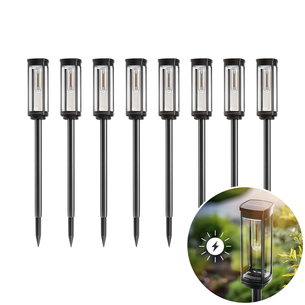 SOLEA Pathway Lights Illuminate Gardens with Elegant Style