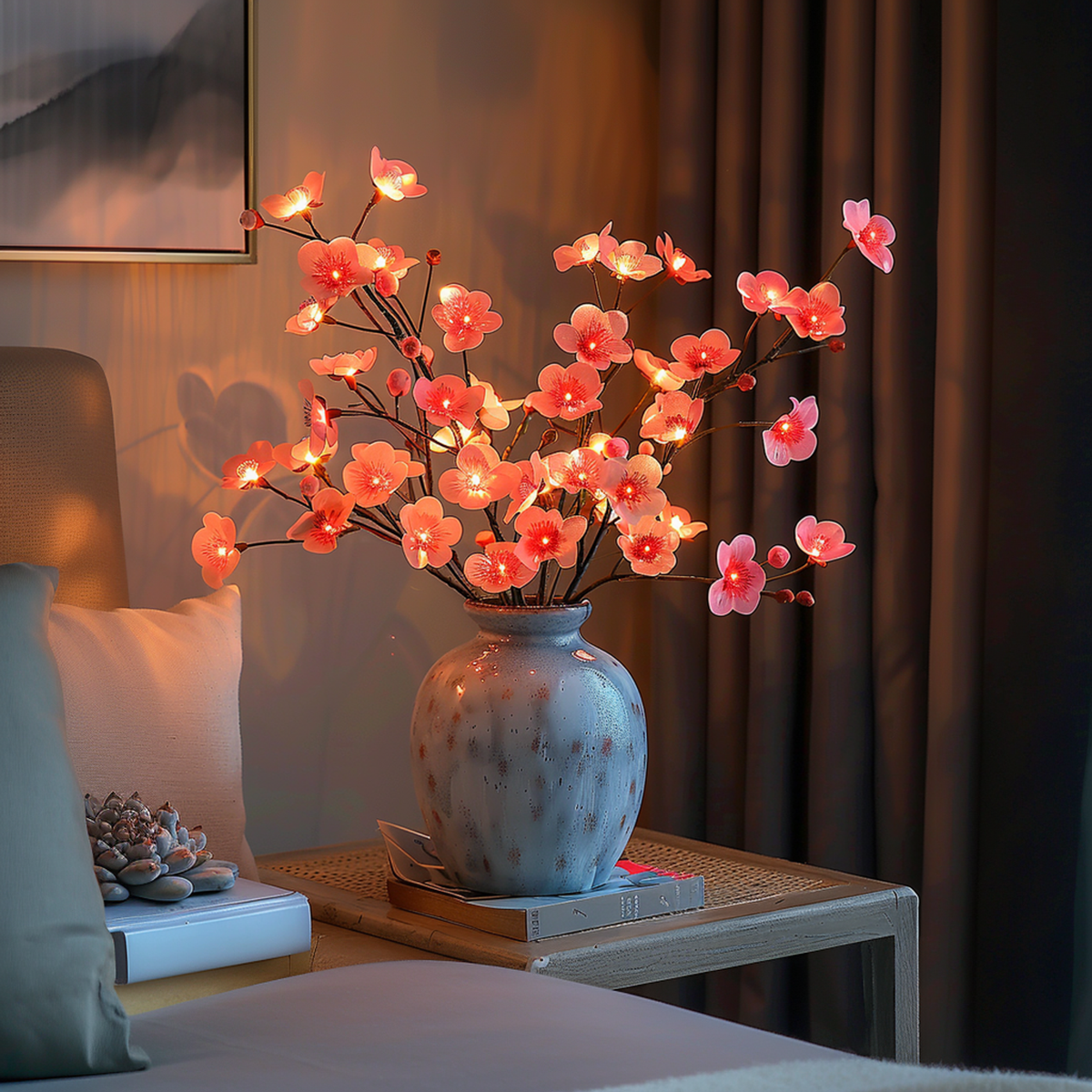Fairy Light Olive Branch