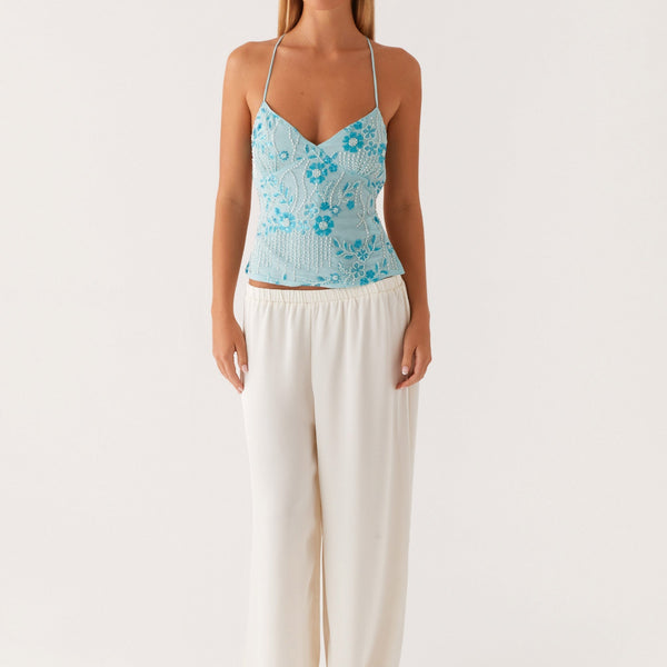 Sparkly V-Neck Cami Top