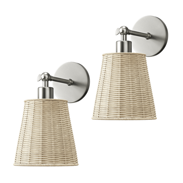 Natural Wireless wall sconce