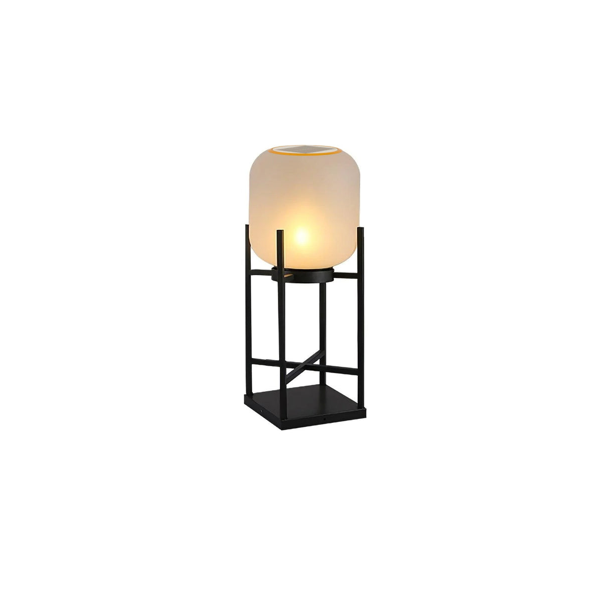 Solar floor lamp lantern for outdoors