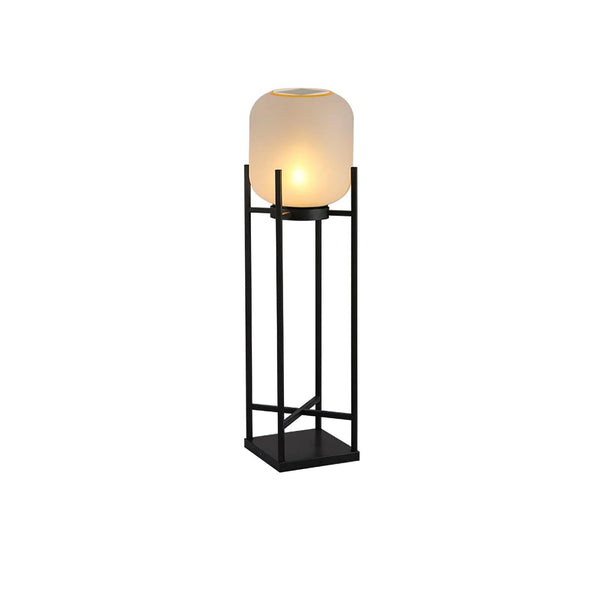 Solar floor lamp lantern for outdoors