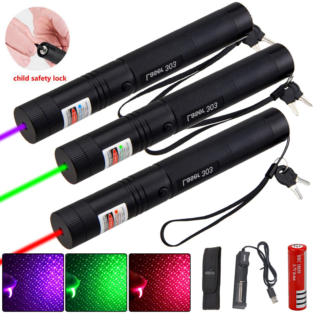 High-Power Rechargeable Laser Pointer for Outdoor Use