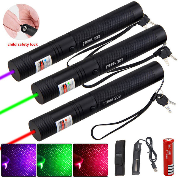 High-Power Rechargeable Laser Pointer for Outdoor Use