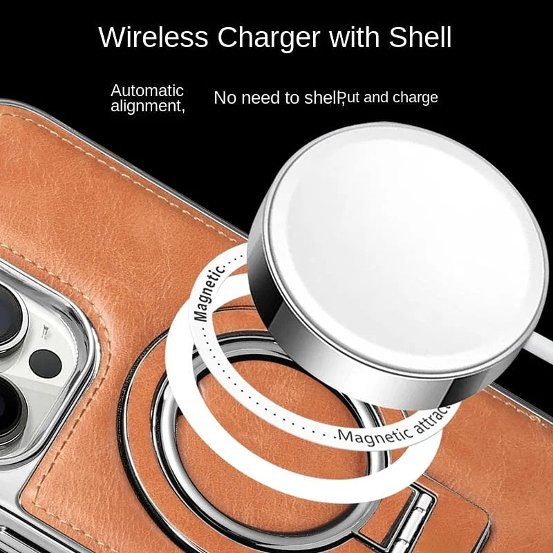 LuxVerge™ | Secure Your iPhone in Leather Luxury