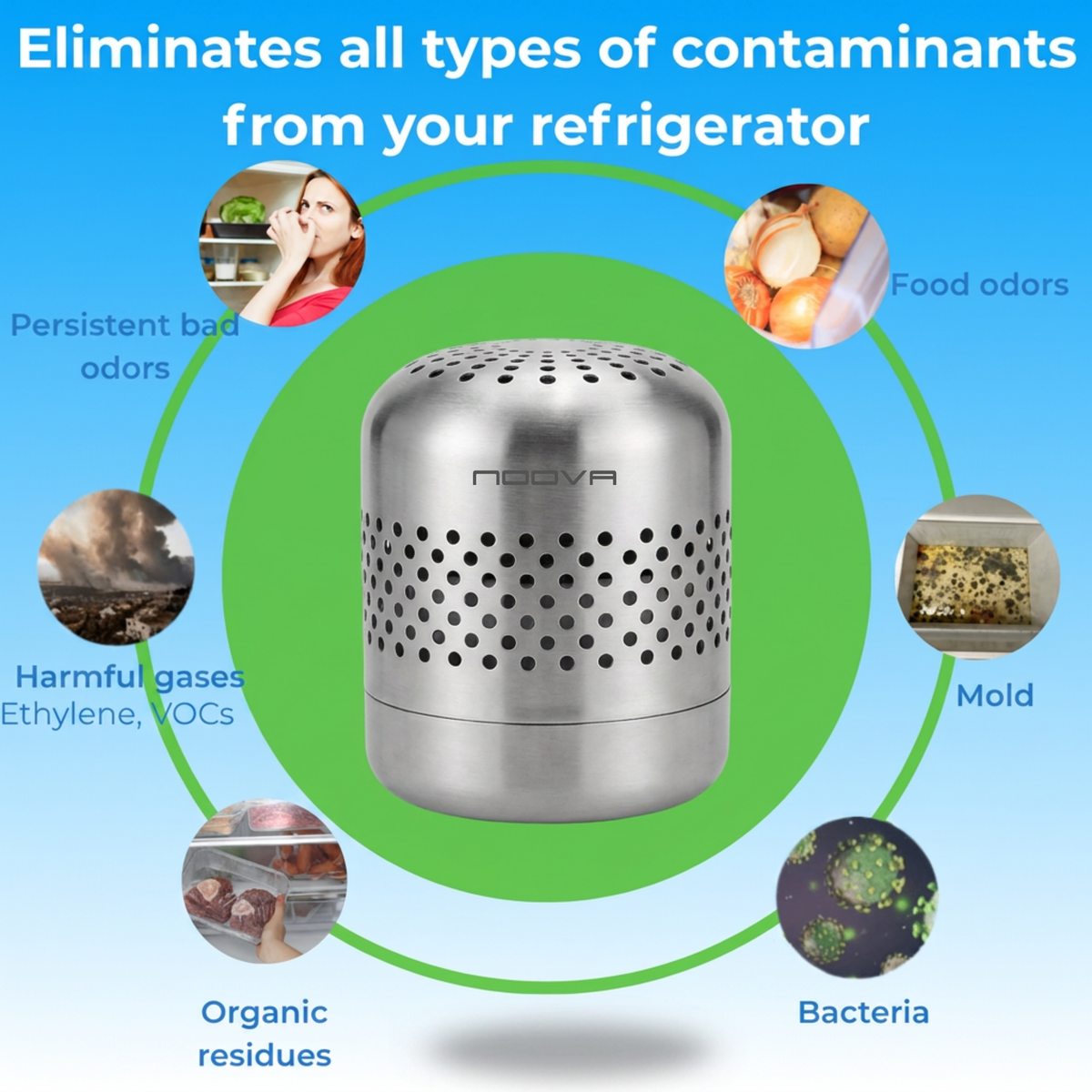 PureChill™ – Air Purifier for Refrigerator & Fresh Food Storage