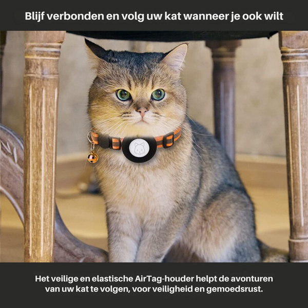 Cat GPS Tracker Collar with Quick Release Closure and Reflective Design for Enhanced Night Visibility