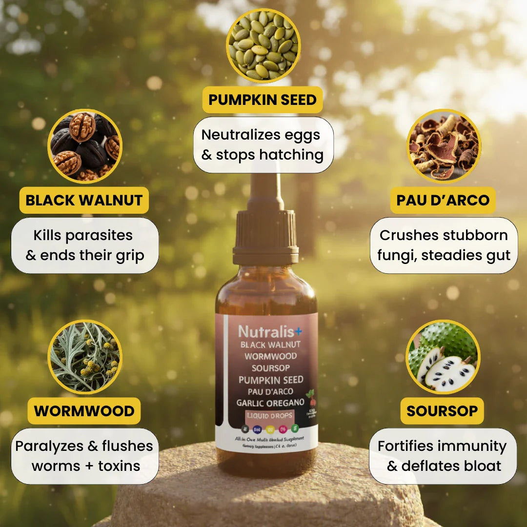 Black Walnut Wormwood Parasite Cleanse