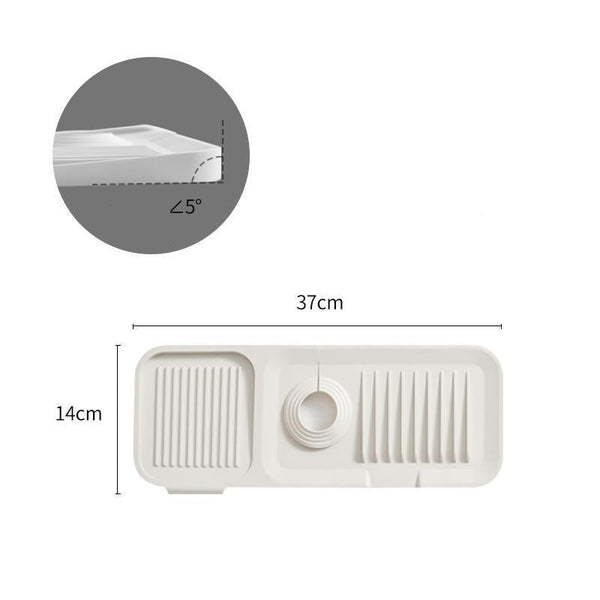 Soft-Surface Silicone Drying Mat – For Pots, Dishes, Glasses & Cutlery