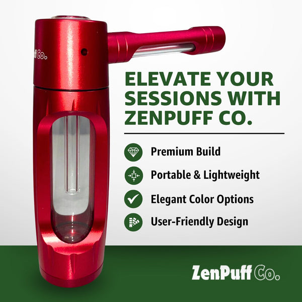 ZenPuff Luxury Aluminum/Glass Water Bottle