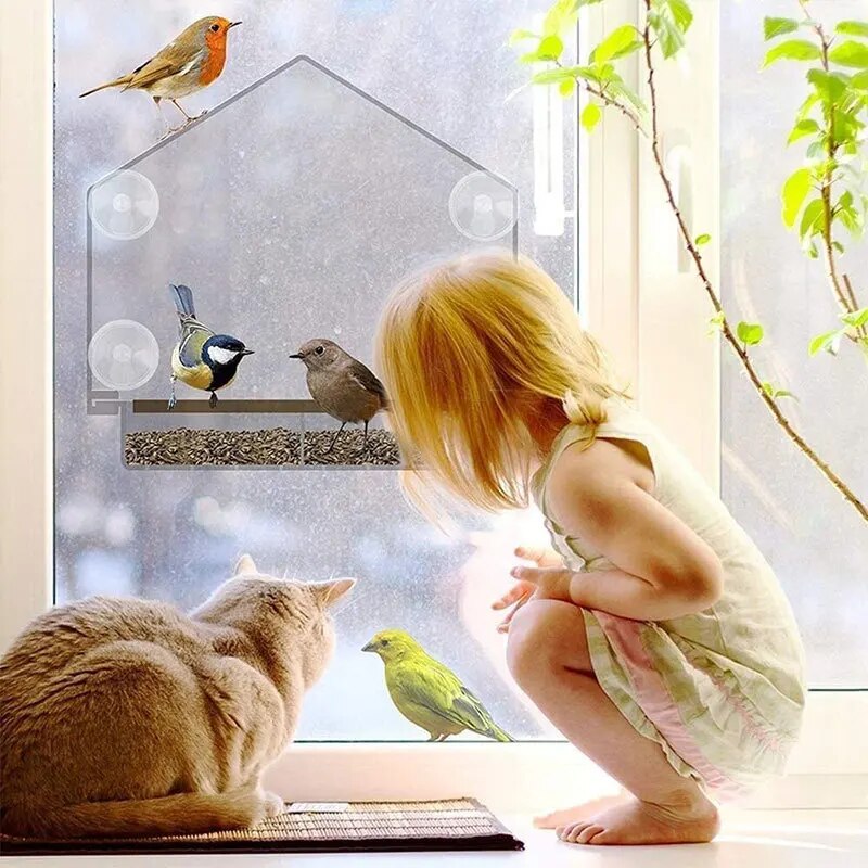 ClearNest™ Window Bird Feeder