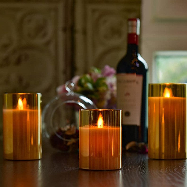 Glowlabo™ Flameless Candle Set for Safe Cozy Ambiance