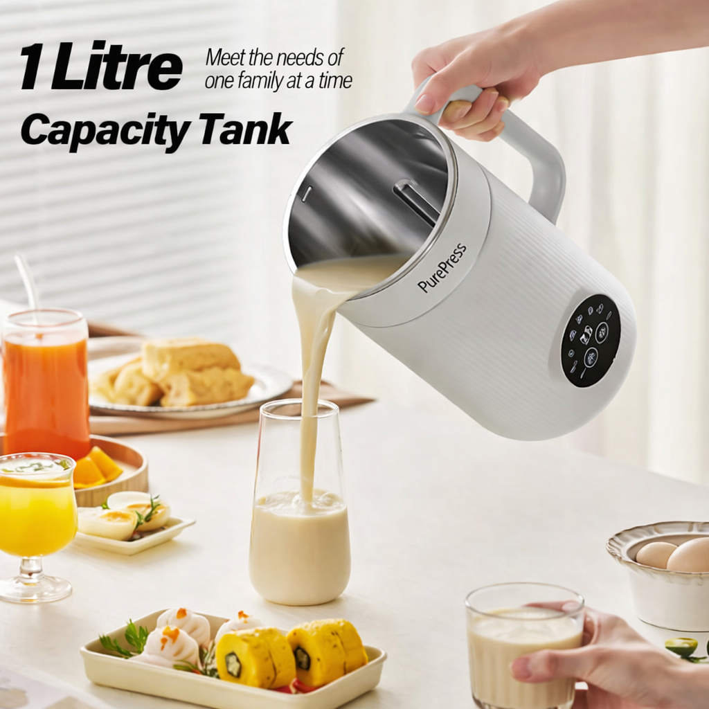 PurePress™ 8-in-1 Nutrition System Blends Fresh Healthy Drinks Fast