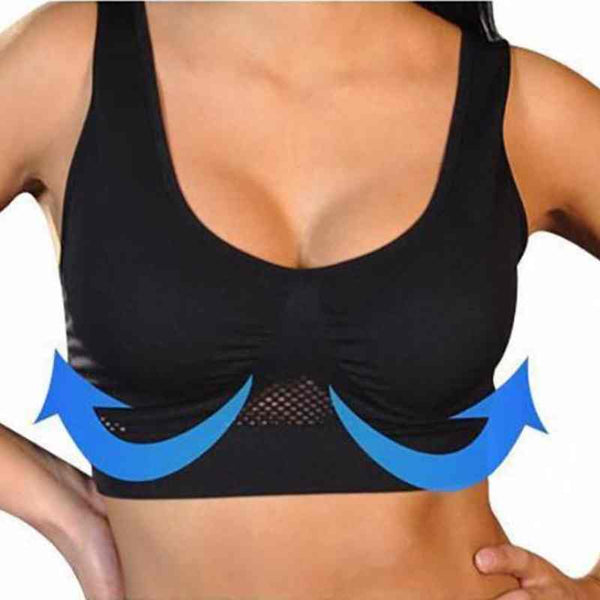 3-Piece Bra Set with Push-Up Design & Honeycomb Texture