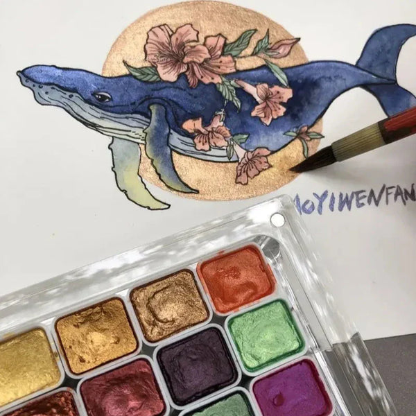 50% OFF I GlowMax™ Watercolor Paint Set