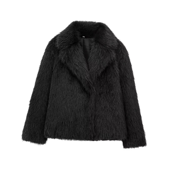Layla Cozy Coat – Warm and Stylish Fur-Trimmed Outerwear
