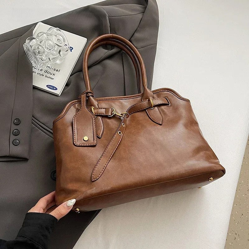 Amelia Retro Tote Bag – Vintage-Inspired and Stylish Everyday Handbag