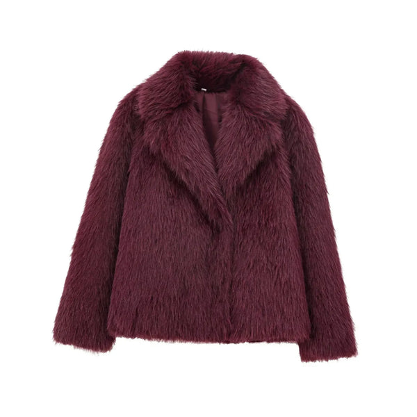 Layla Cozy Coat – Warm and Stylish Fur-Trimmed Outerwear