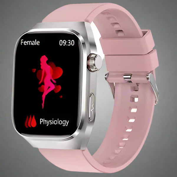 Advanced Health Smartwatch with ECG, Blood Sugar Monitoring, 2.04-Inch AMOLED Display – Waterproof Fitness Tracker