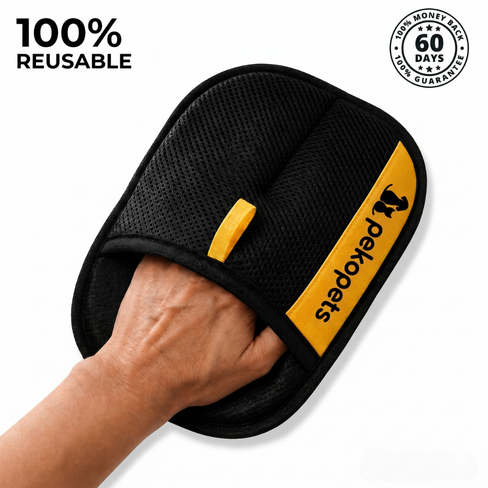 PawGroom™ – 2-in-1 Grooming Glove for Dogs & Cats
