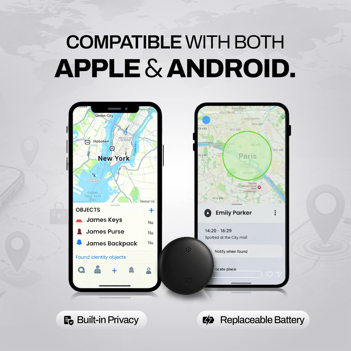 Trackora™ – GPS Tracker with Apple Find My & Magnetic Case