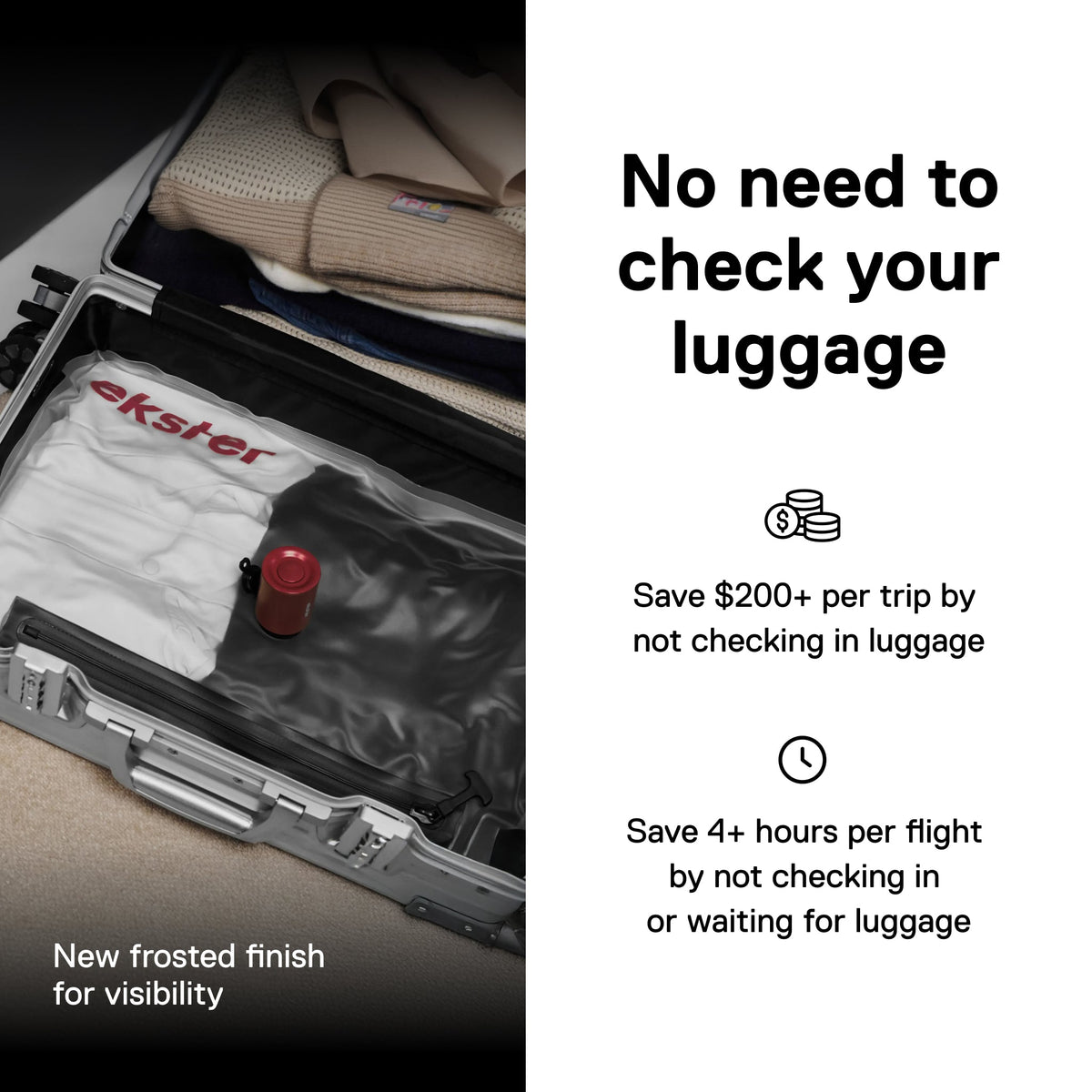 TravelPack™ Vacuum Kit Compresses Clothes for Effortless Travel