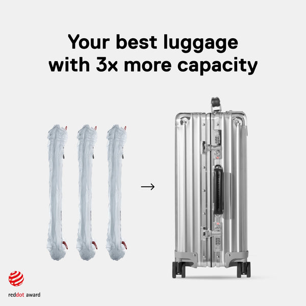 TravelPack™ Vacuum Kit Compresses Clothes for Effortless Travel