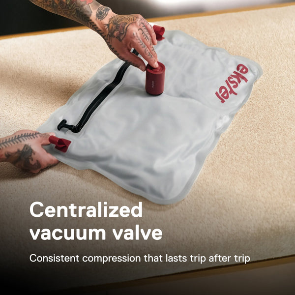 TravelPack™ Vacuum Kit Compresses Clothes for Effortless Travel