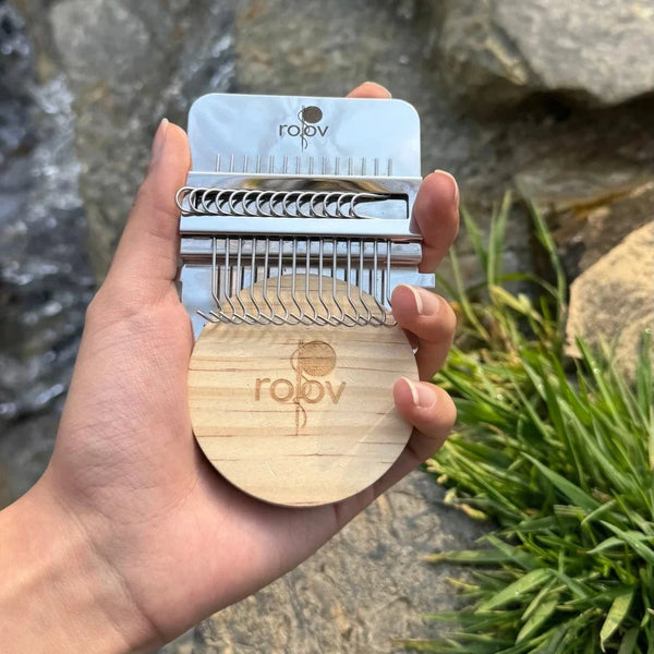 Patchora™ – Wooden weaving set for custom fabric patches